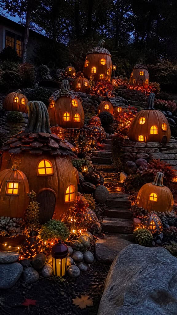 Creating Your Pumpkin Village Layout