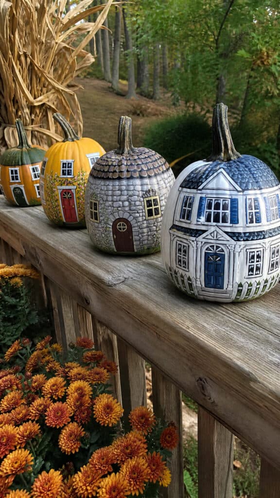 Painted Pumpkin House Neighborhood